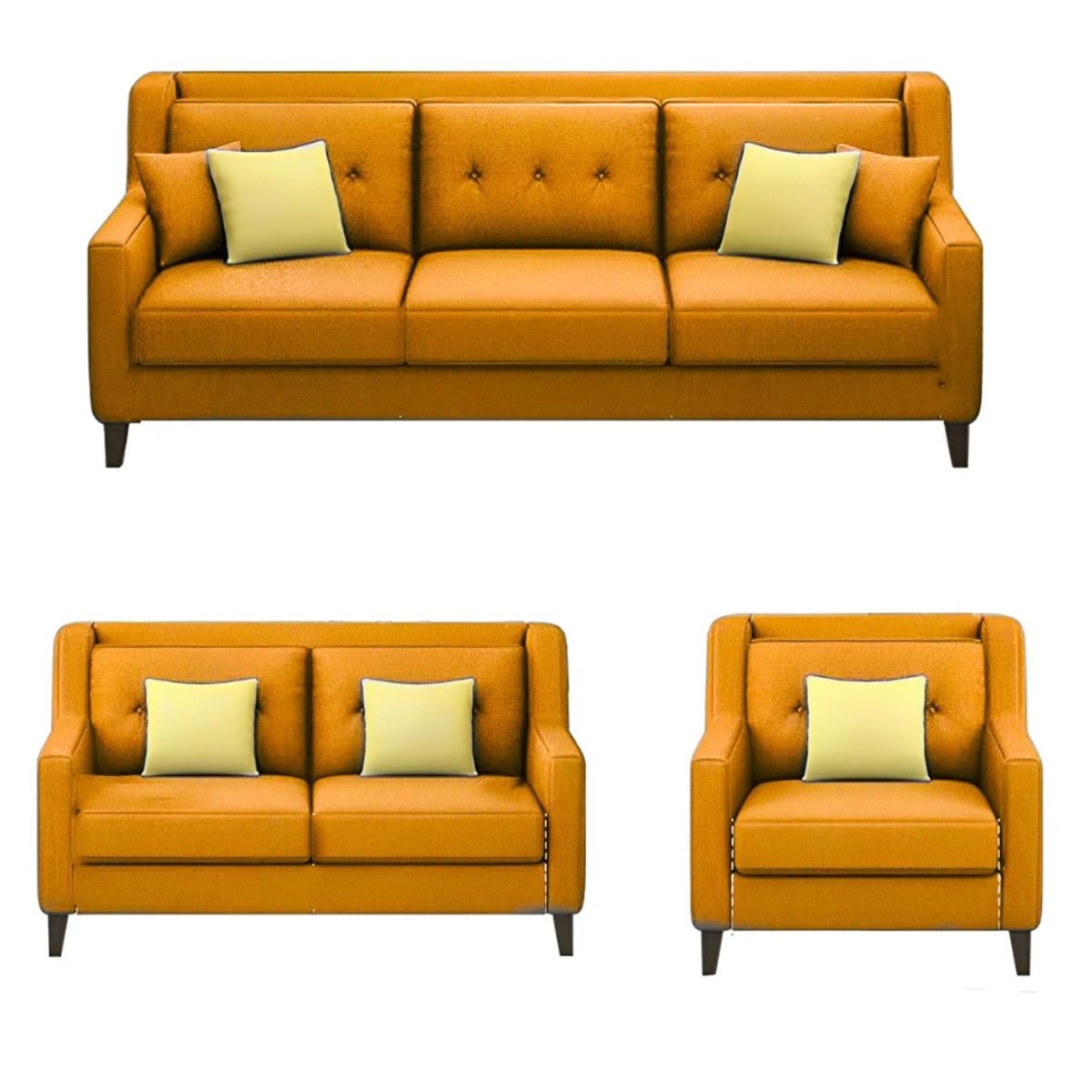 GENERICO - Juego de Sala Barroco 3-2-1