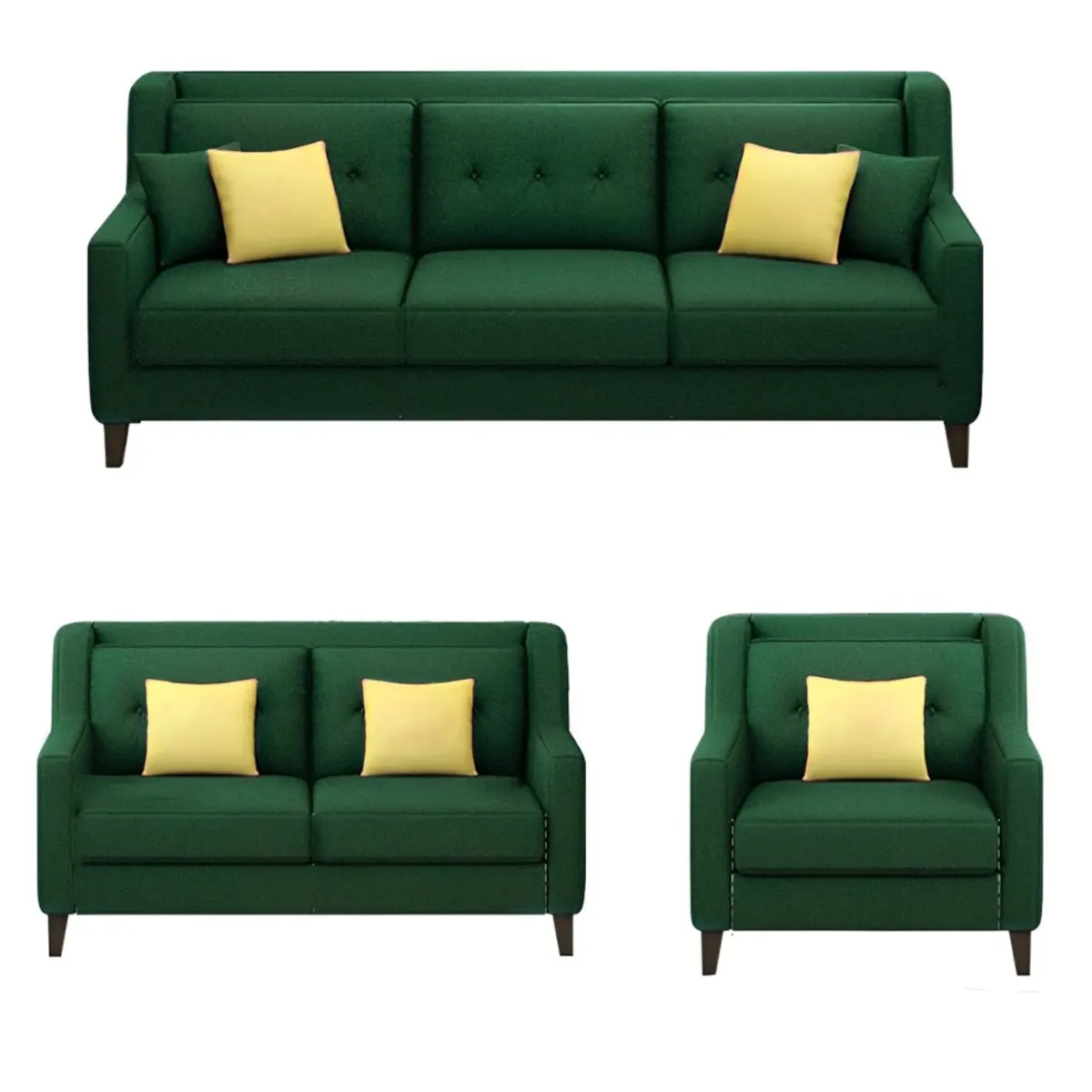 GENERICO - Juego de Sala Barroco 3-2-1