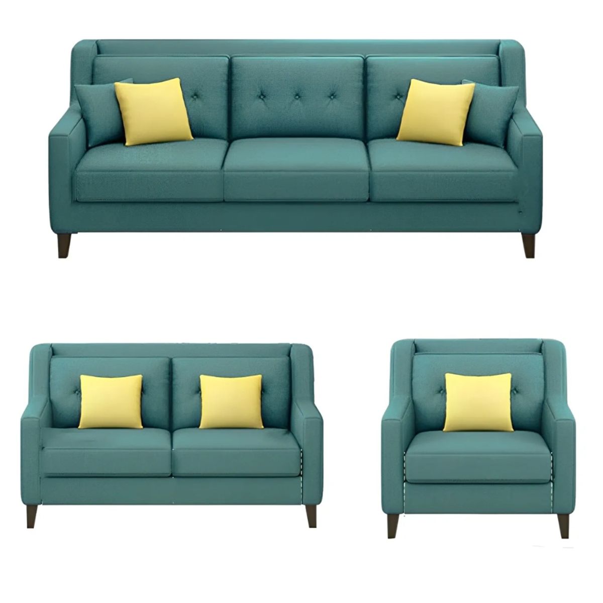 GENERICO - Juego de Sala Barroco 3-2-1