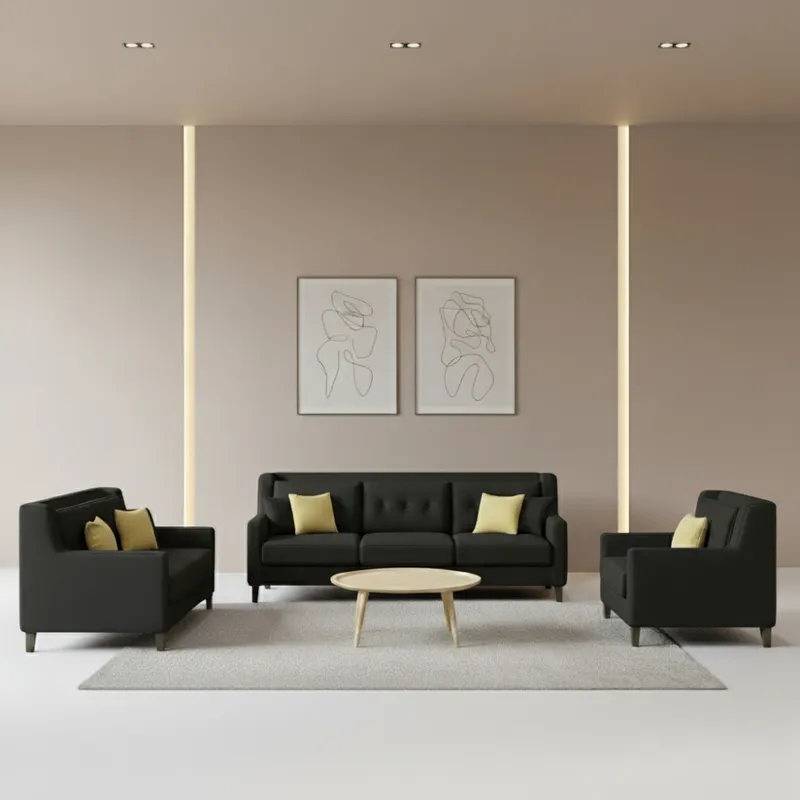 GENERICO - Juego de Sala Barroco 3-2-1