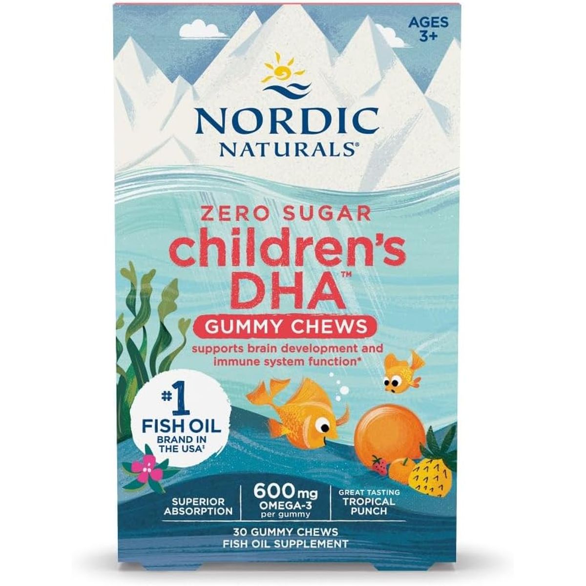 GENERICO - Nordic Naturals Children’s DHA Gummy Chews – Omega-3 – 30 gomitas