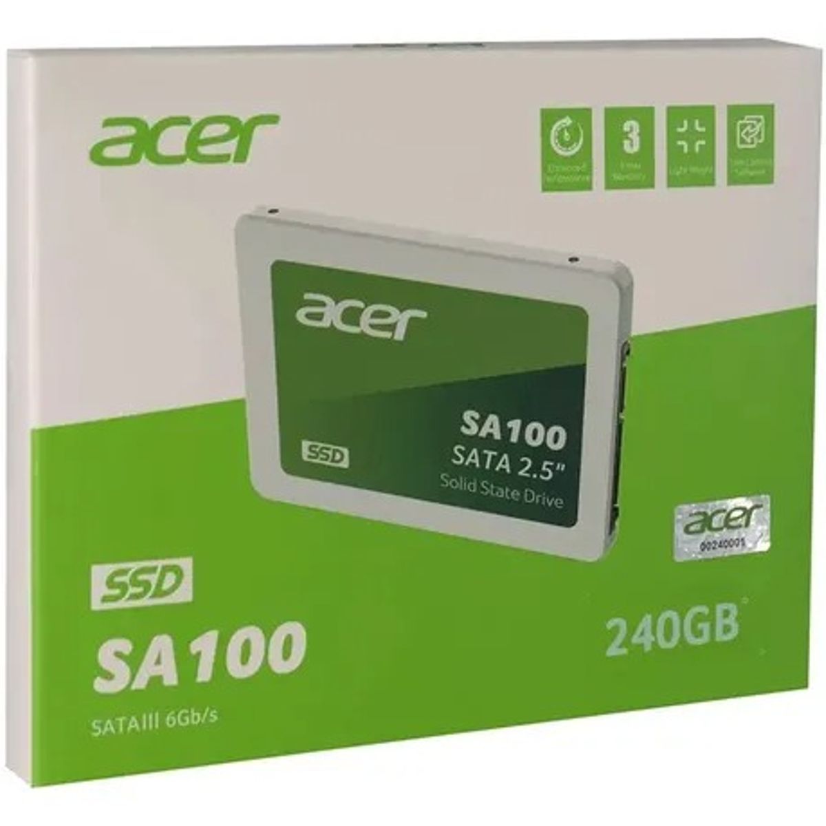 ACER - SSD Acer 240 GB. Tu Sistema Operativo Carga en Segundos.