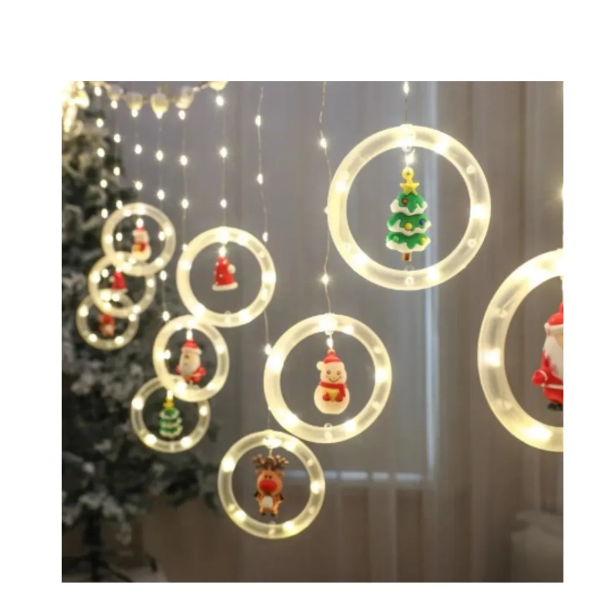 GENERICO - LUCES CON DECORACIÓN NAVIDEÑA