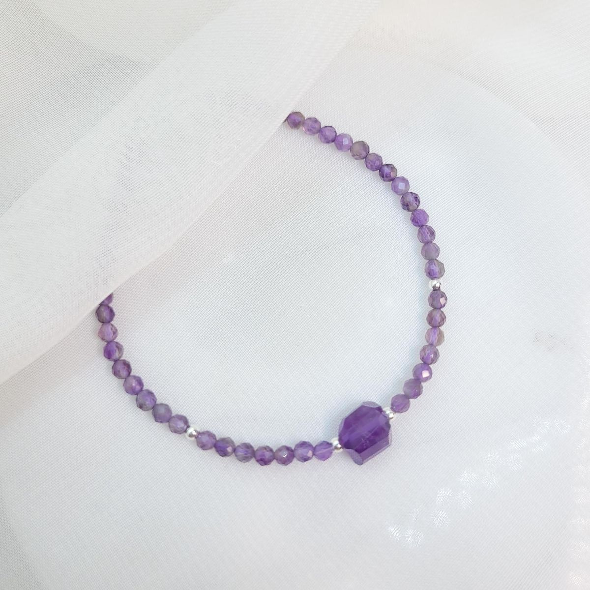 INTUERI - Pulsera Amatista Cubo