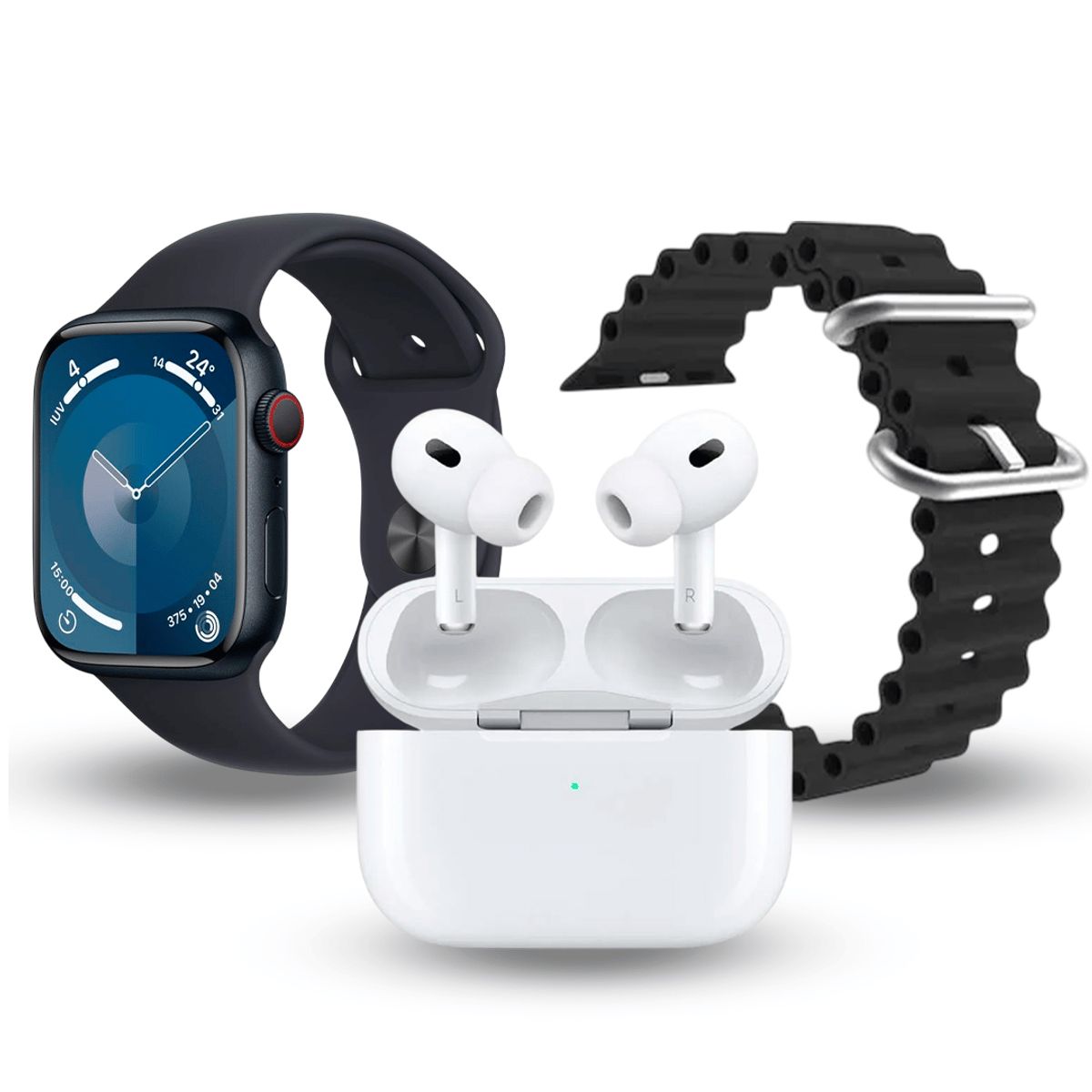 GENERICO - Reloj Ingeligente Pro 10 Max Set Negro + Correa adicional + Audífonos