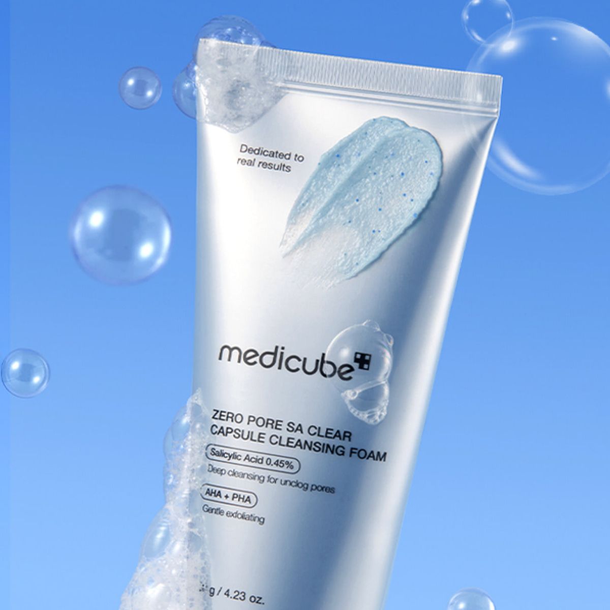 MEDICUBE - Medicube Zero Pore SA Clear Capsule Cleansing Foam 120g Limpiador