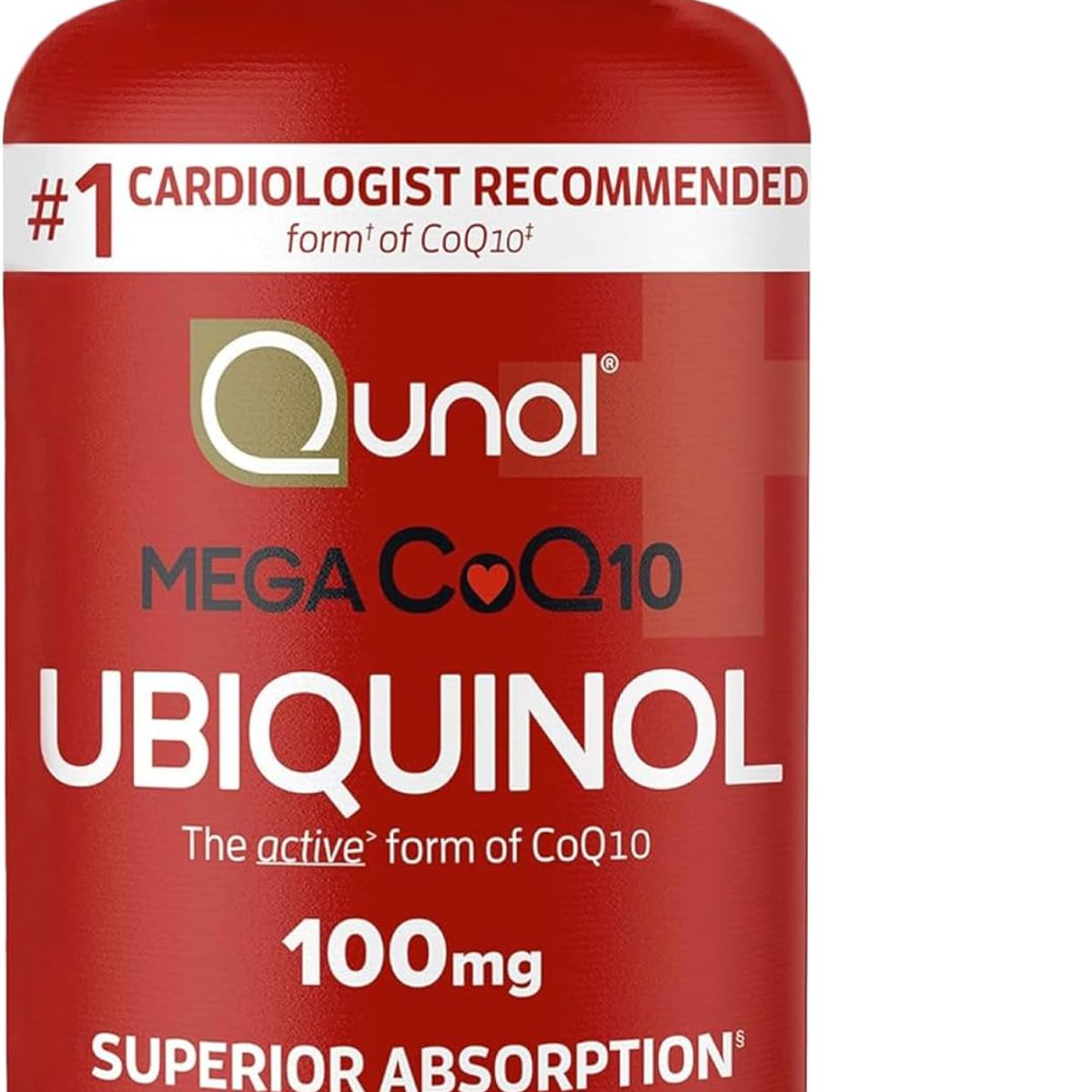 GENERICO - Qunol Ubiquinol CoQ10 – 100 mg – 120 cápsulas blandas