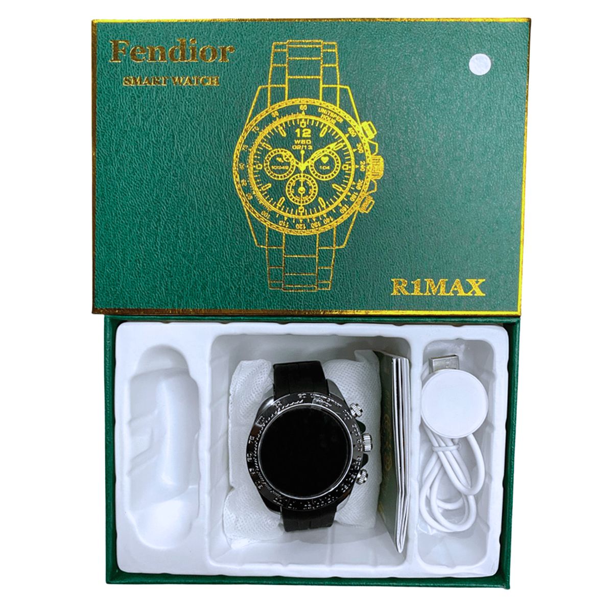 GENERICO - Reloj inteligente R1Max 2025 pantalla Amoled - Negro Plateado