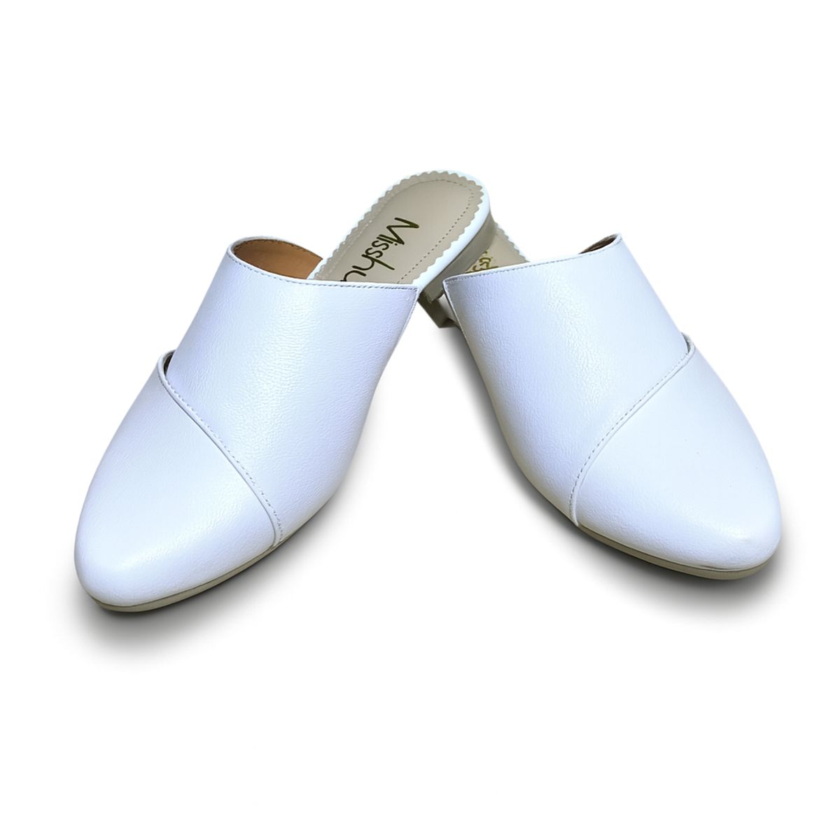 GENERICO - Zapatos mules Mujer Misshus Janet Blanco