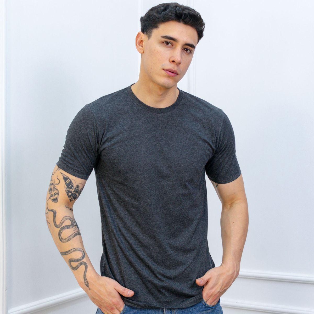 A VANTGARDESTYLE - POLO SLIM FIT CABALLERO MC - JERSEY 100% ALGODON