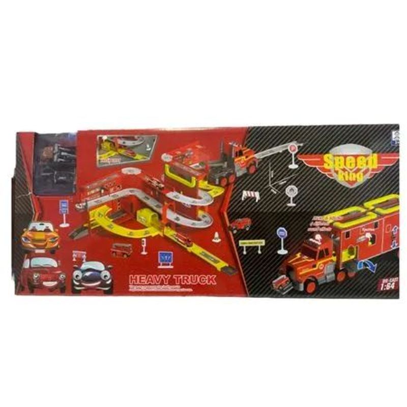 GENERICO - Pista De Autos Modelo Camion Con Luces y Sonido