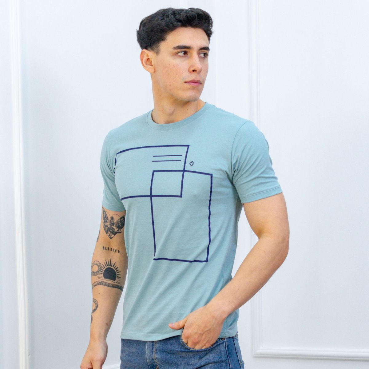 A VANTGARDESTYLE - POLO MODA CABALLERO MC - JERSEY 100% ALGODON