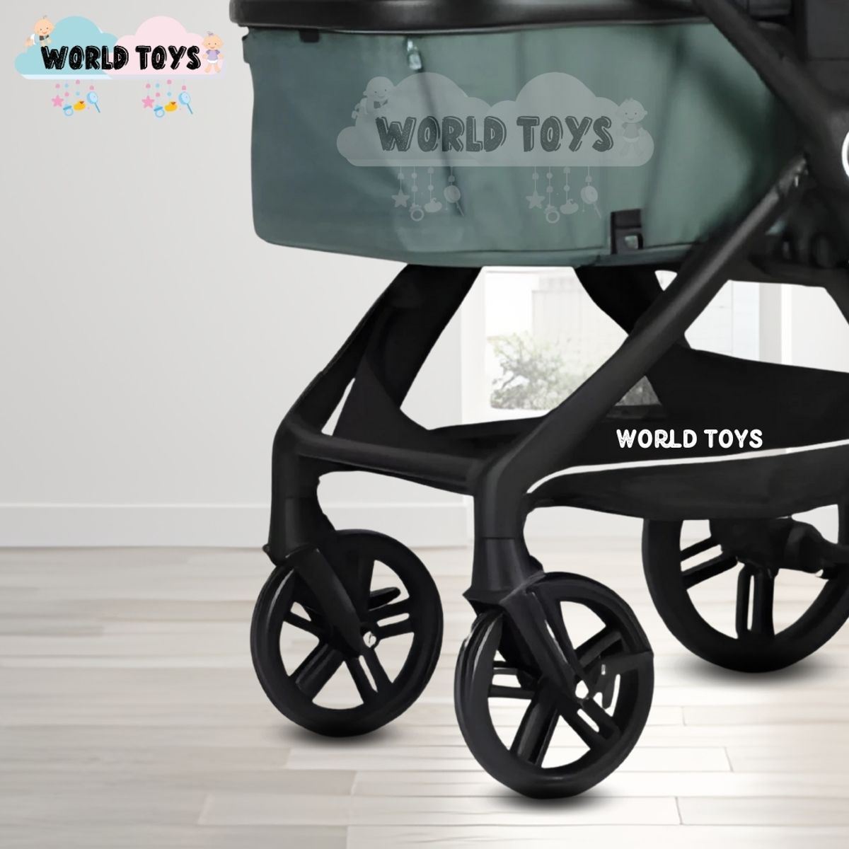 BABY - Coche Moisés Travel System «KYLIE» de Lujo Green