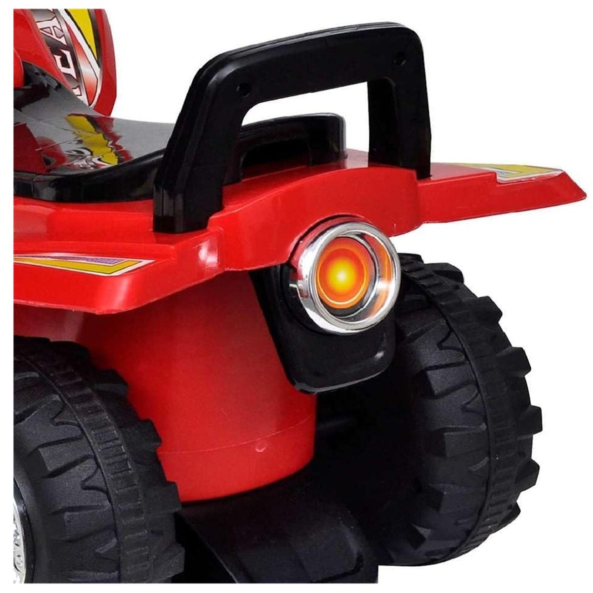 GENERICO - Cuatrimoto Correpasillo  infantil con sonidos y luces -Rojo