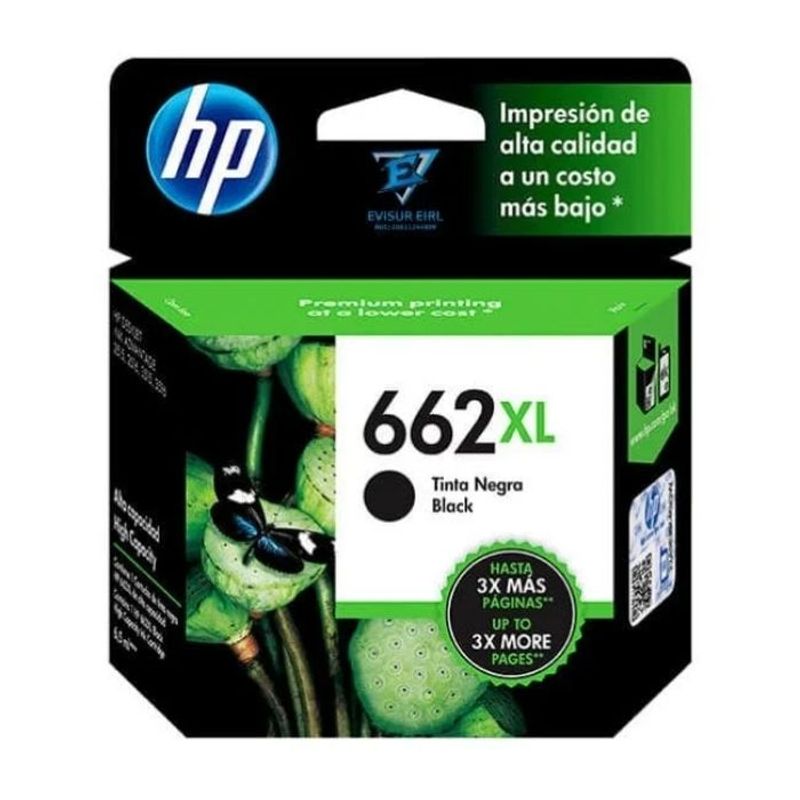 HP - TINTA HP CZ105AL 662XL NEGRO