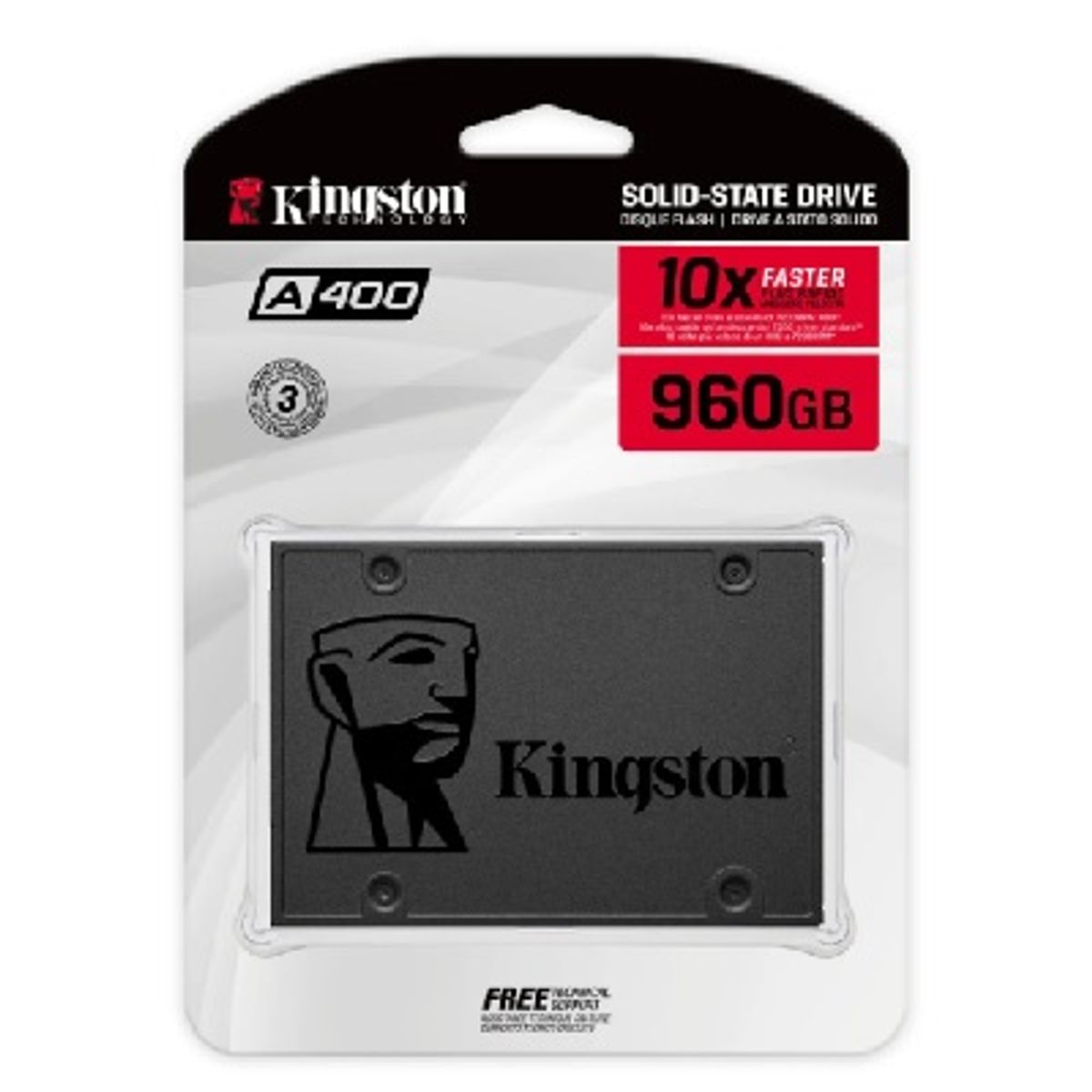 KINGSTON - SSD SOLIDO KINGSTON 960GB  SA400S37960G  BLISTER