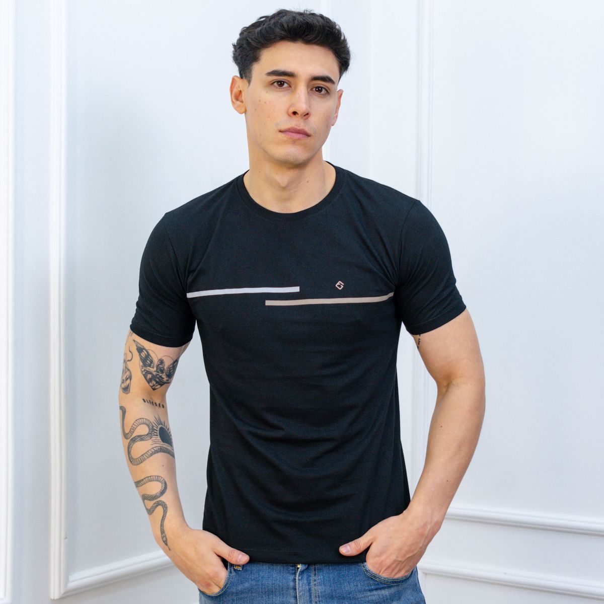 A VANTGARDESTYLE - POLO MODA CABALLERO MC - JERSEY 100% ALGODON