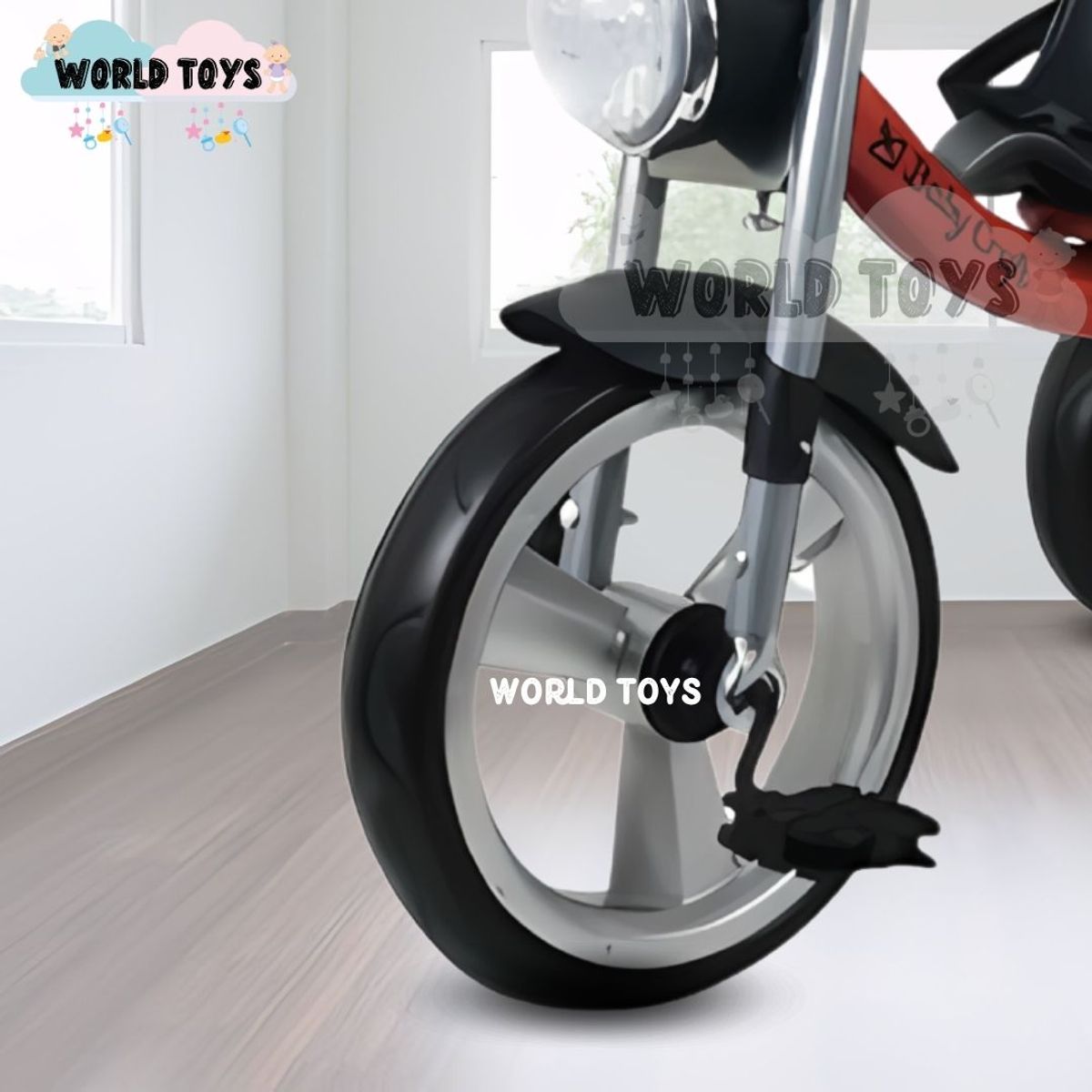 BEAUTIFUL - Triciclo Chavito para Niños «LITTLE CHOPPER» de Lujo Rojo