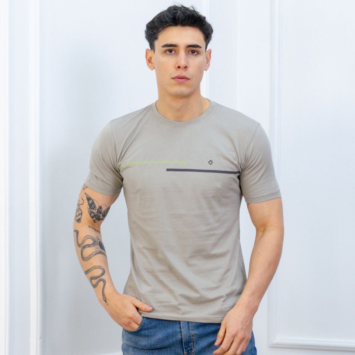 A VANTGARDESTYLE - POLO MODA CABALLERO MC - JERSEY 100% ALGODON