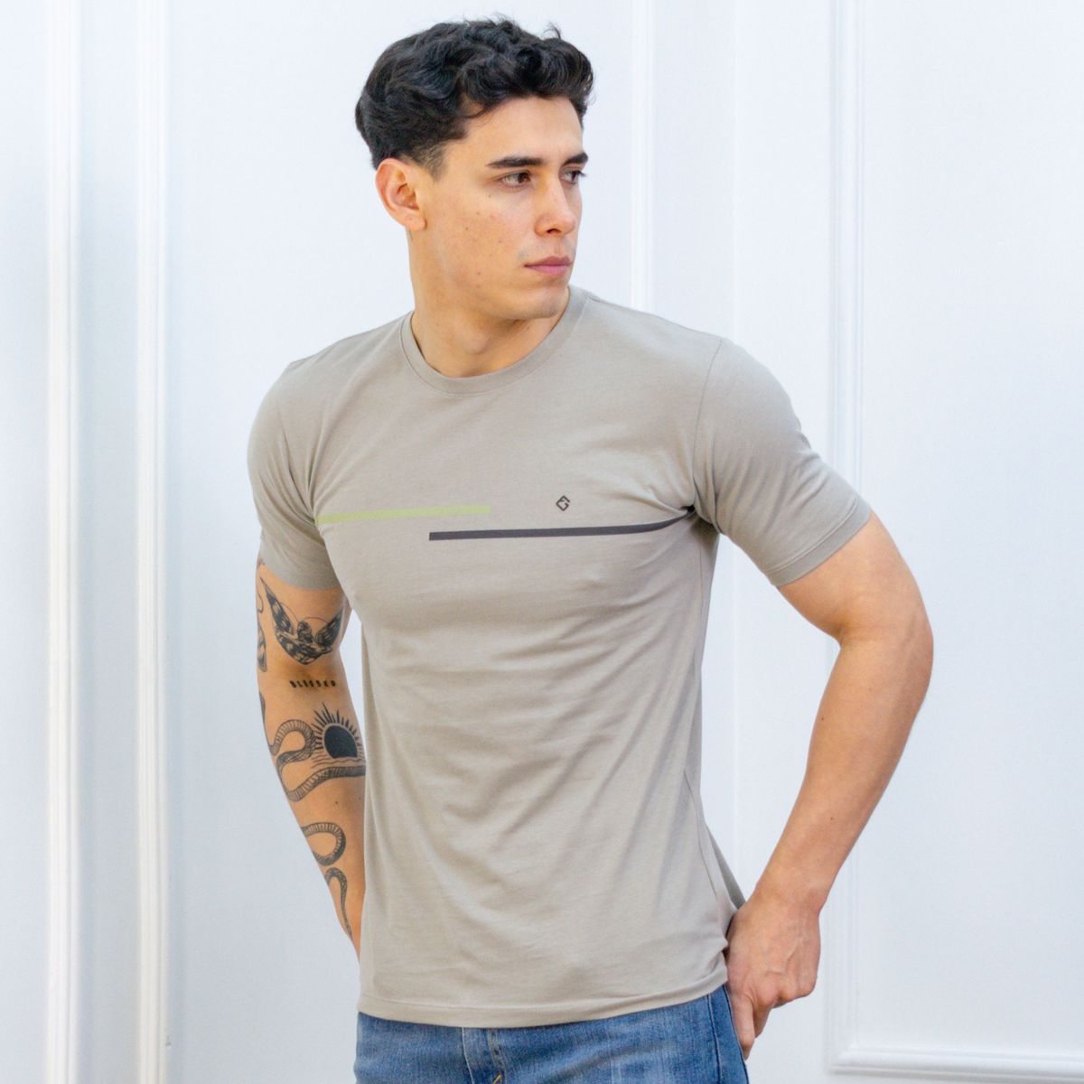 A VANTGARDESTYLE - POLO MODA CABALLERO MC - JERSEY 100% ALGODON