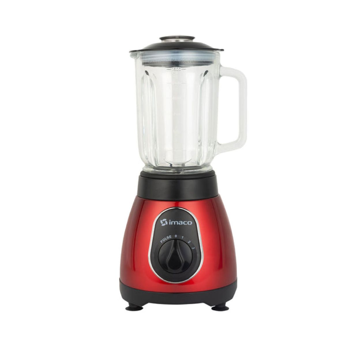 IMACO - Licuadora Imaco BLS5388R 3v+Pulsador 1.5 Lts 500w