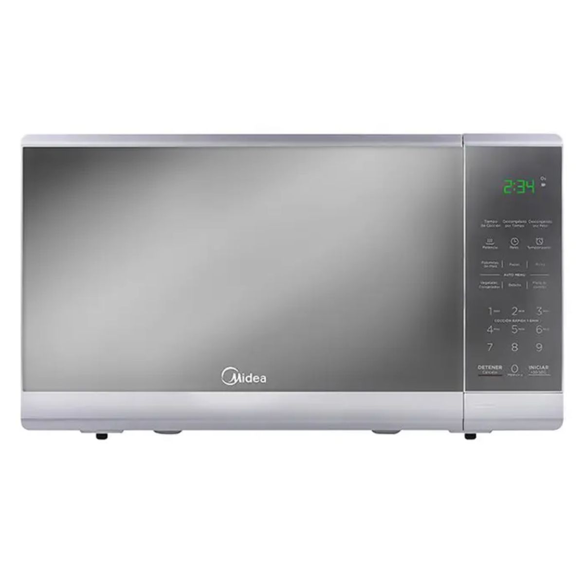 MIDEA - Horno Microondas Midea 20L Practia Color Negro Puerta Espejo MMDF07S2MG-PE