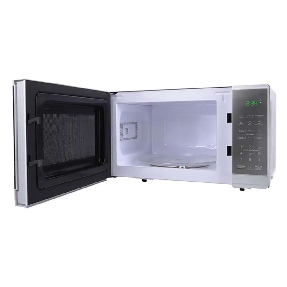 MIDEA - Horno Microondas Midea 20L Practia Color Negro Puerta Espejo MMDF07S2MG-PE