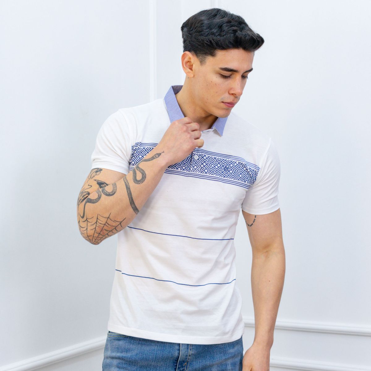 A VANTGARDESTYLE - POLO BOX MODA CABALLERO MC - JERSEY 100% ALGODON