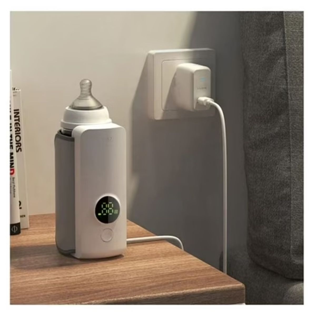 GENERICO - CALENTADOR DE BOTELLAS PORTÁTIL PARA VIAJES INALÁMBRICO