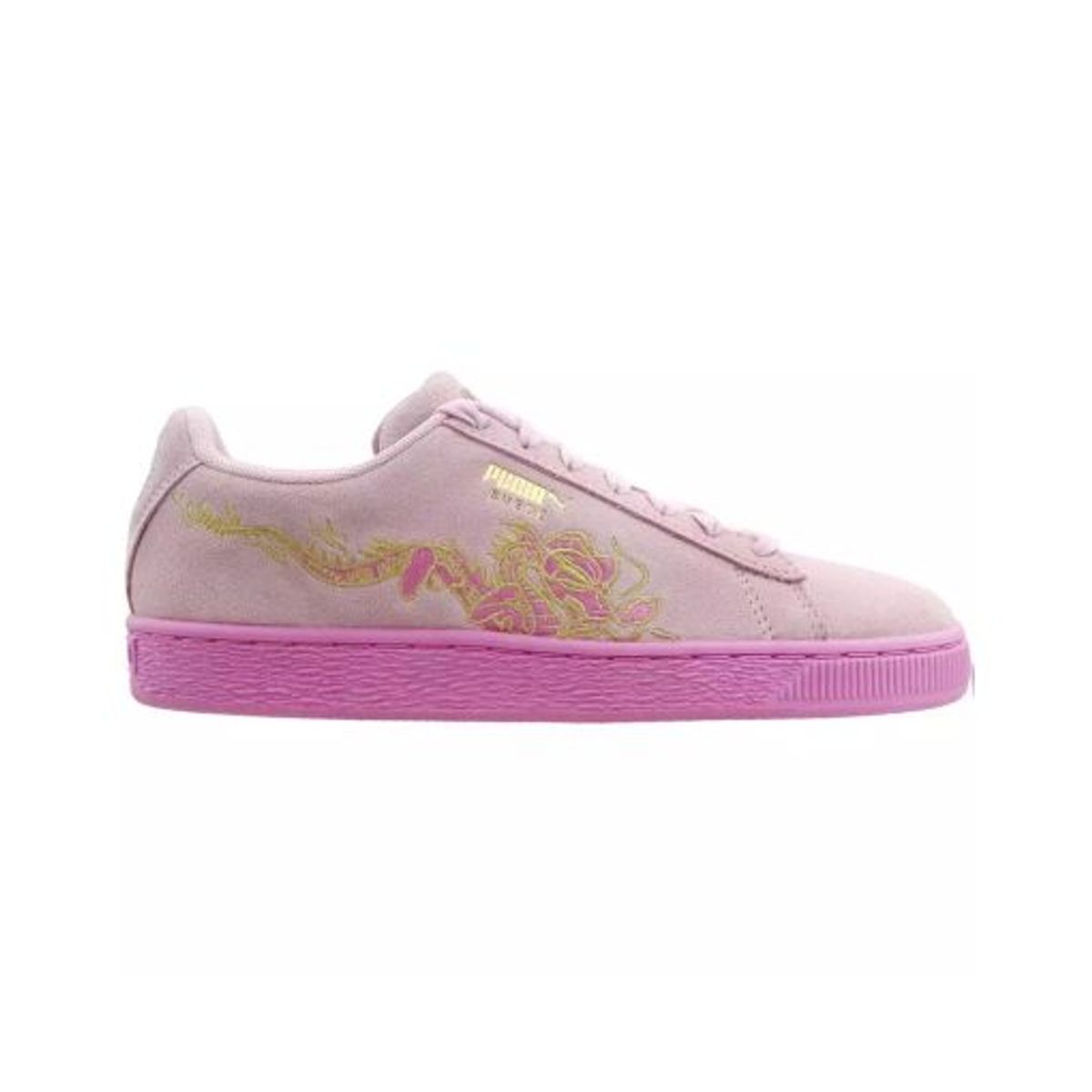 GENERICO - Zapatilla Suede Dragon Pink Mujer Talla 7C