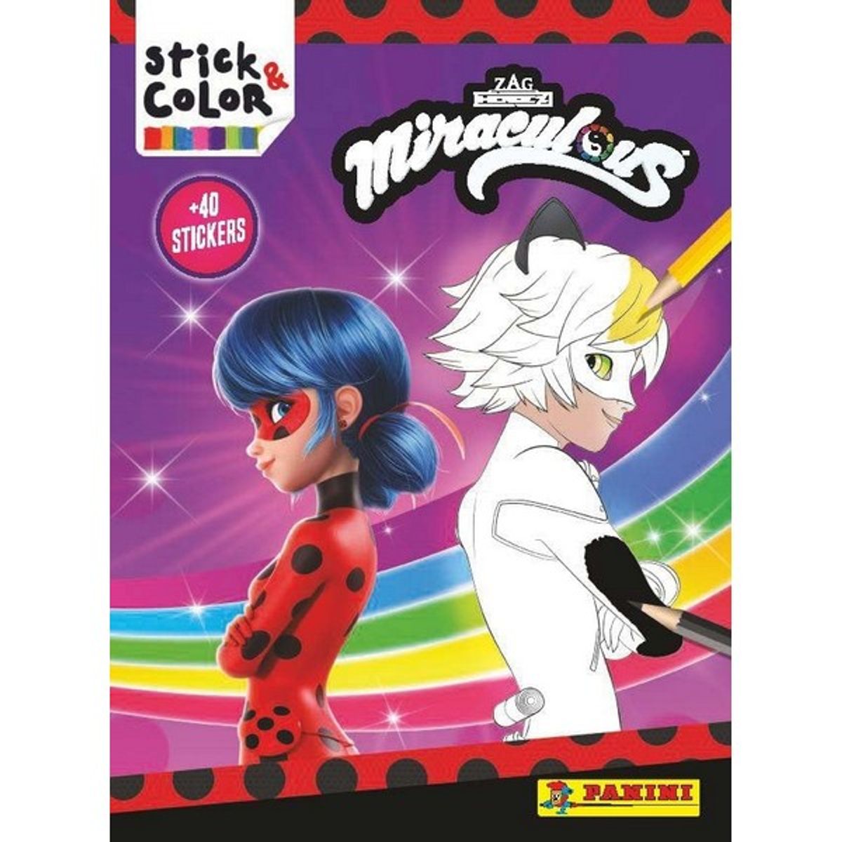 GENERICO - MIRACULOUS LADYBUG STICK & COLOR
