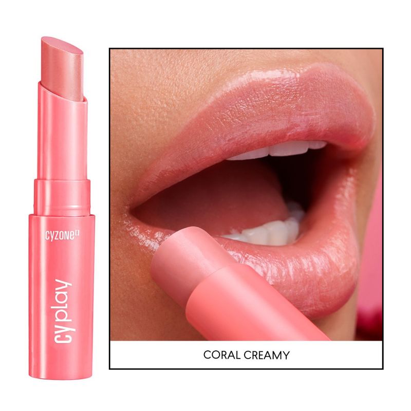 CYZONE - Labial hidratante bálsamo fps 12 Creamy Lip Balm CyPlay cyzone coral