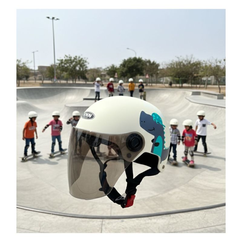 GENERICO - Casco Infantil para Deportes Dino