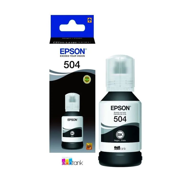 EPSON - BOTELLA TINTA EPSON 504 NEGRO (T504120) ORIGINAL