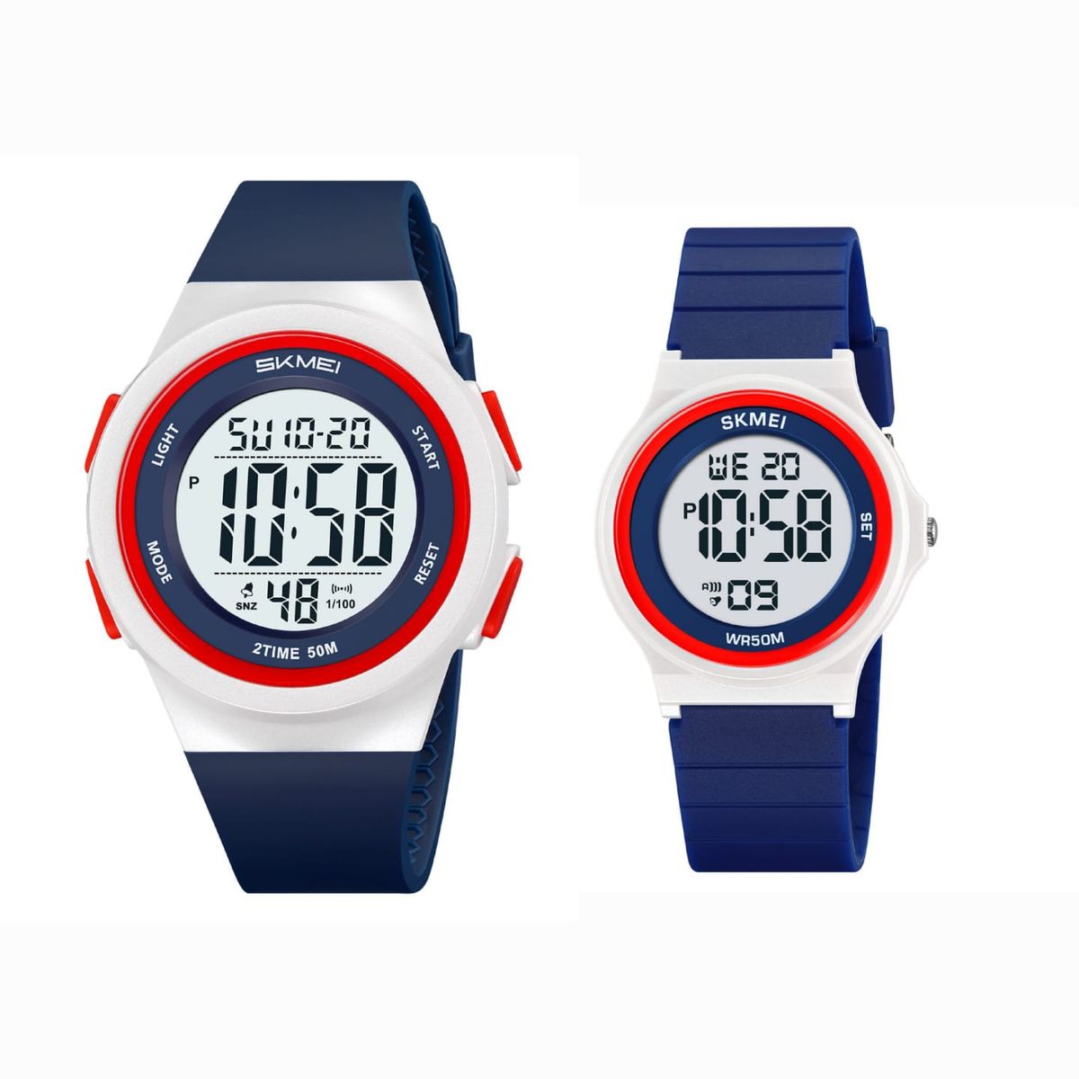 SKMEI - Relojes Skmei Dúo para PAPA HIJO HIJA MAMA Digital
