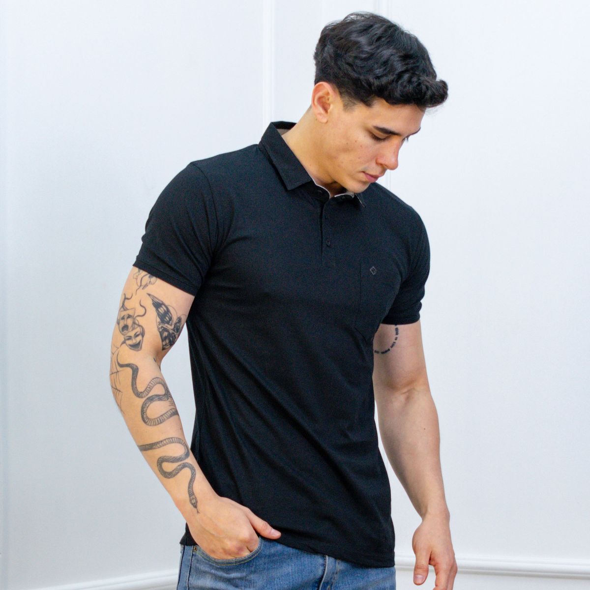 A VANTGARDESTYLE - POLO BOX CABALLERO MC - JERSEY 100% ALGODON