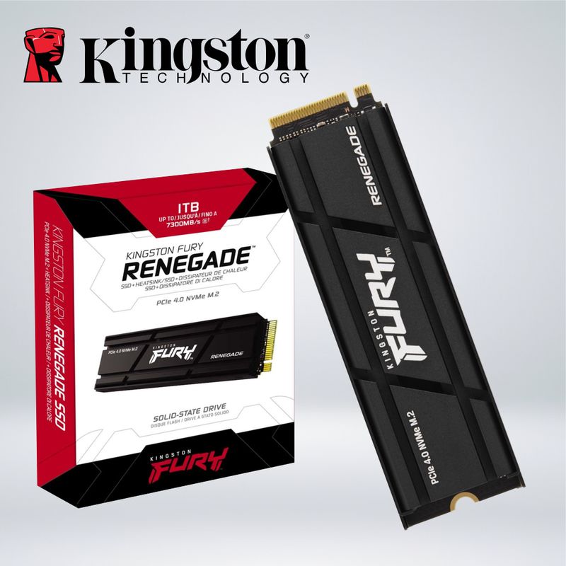 KINGSTON - UNIDADES DE DISCO SOLIDO SSD SSD KINGSTON FURY RENEGADE 1TB