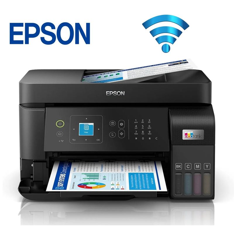 EPSON - IMPRESORA MULTIFUNCIONAL EPSON L5590  WIFI  FAX LAM