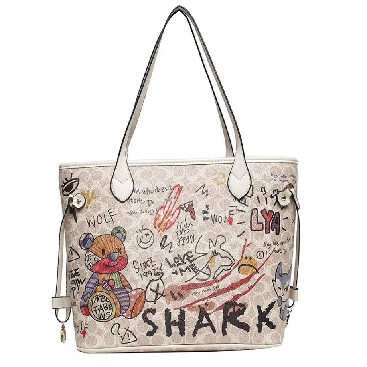 GENERICO - Bolso de Mujer de estilo Grafiti Elegante