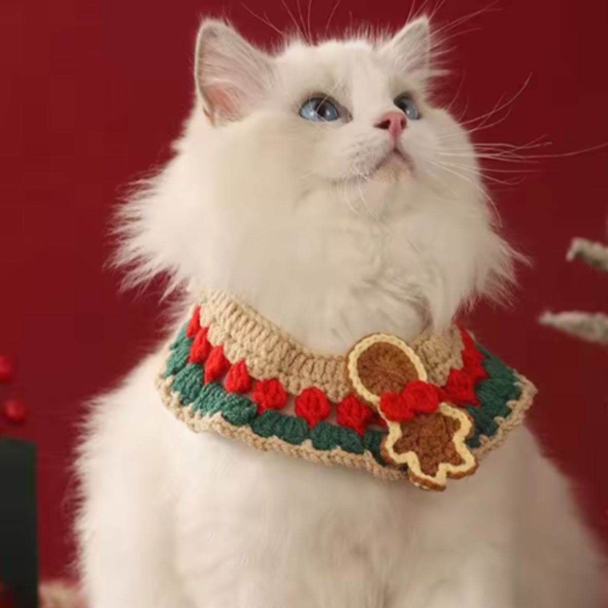 GENERICO - Collar navideño para mascotas talla M