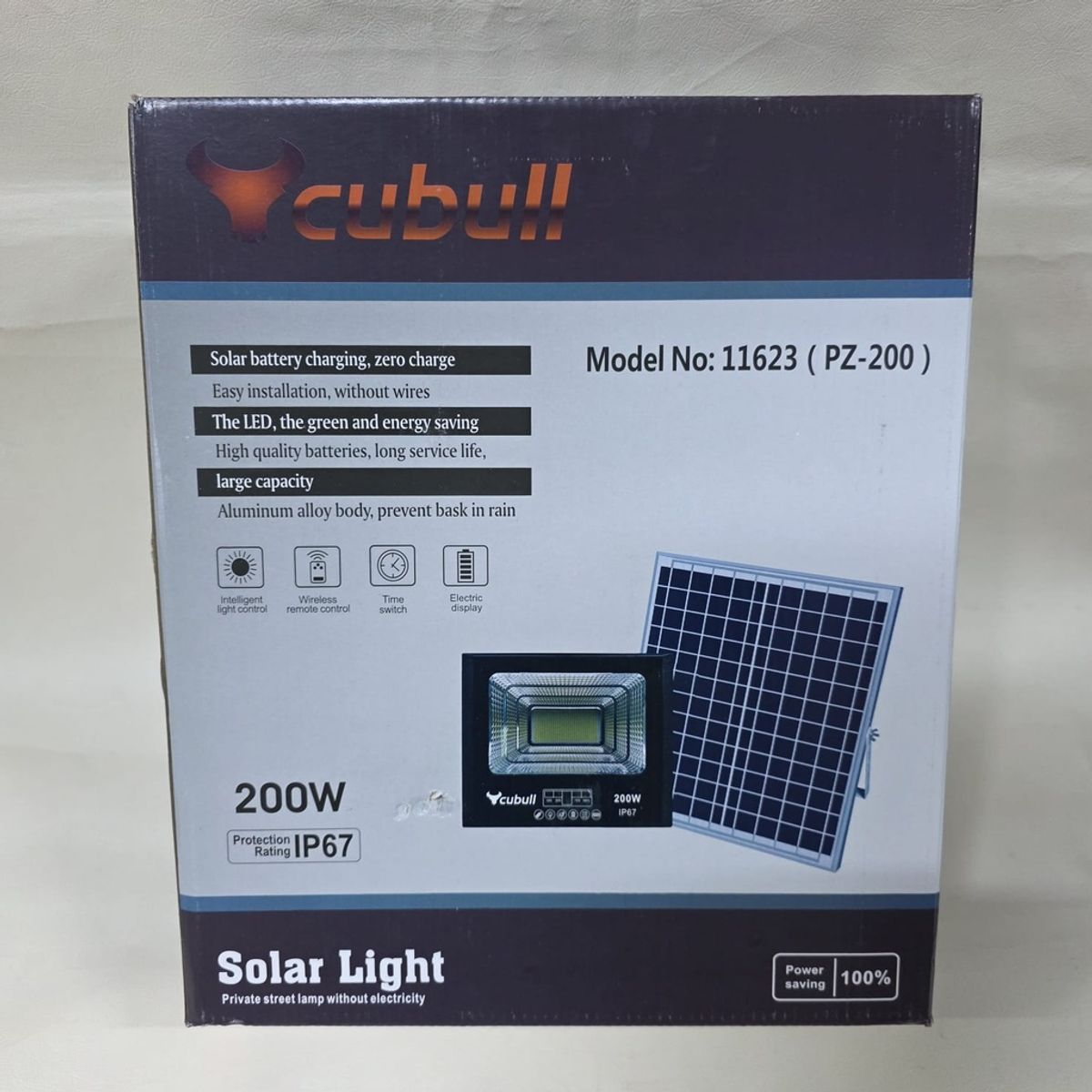 GENERICO - REFLECTOR SOLAR 200W CUBULL