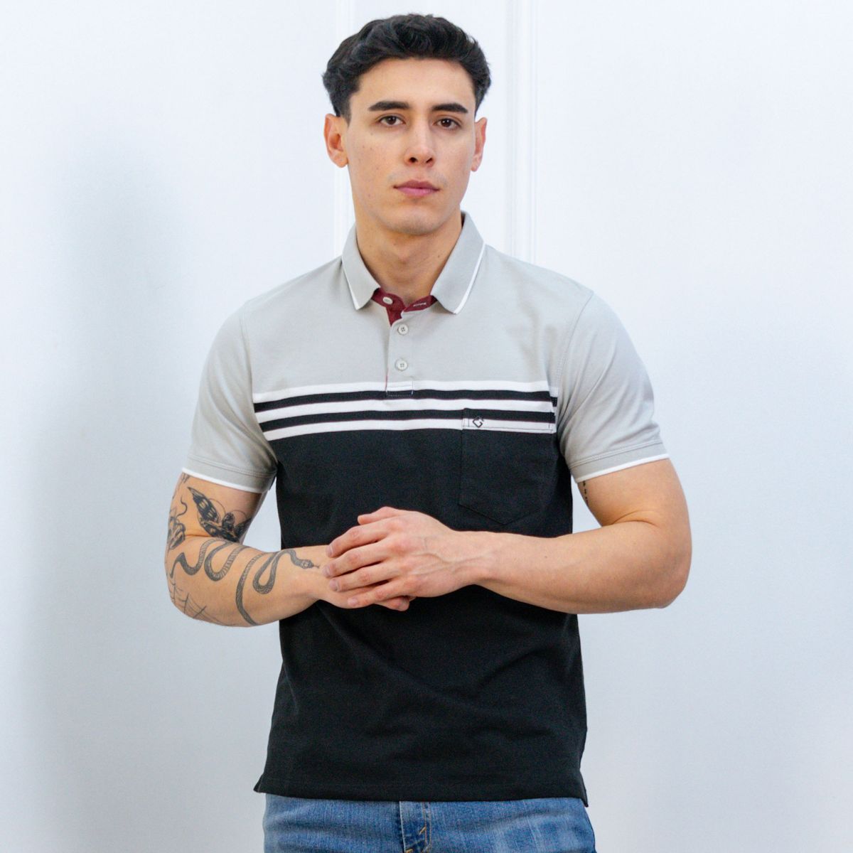 A VANTGARDESTYLE - POLO BOX CABALLERO MC - PIQUE LISTADO INGENIERIA
