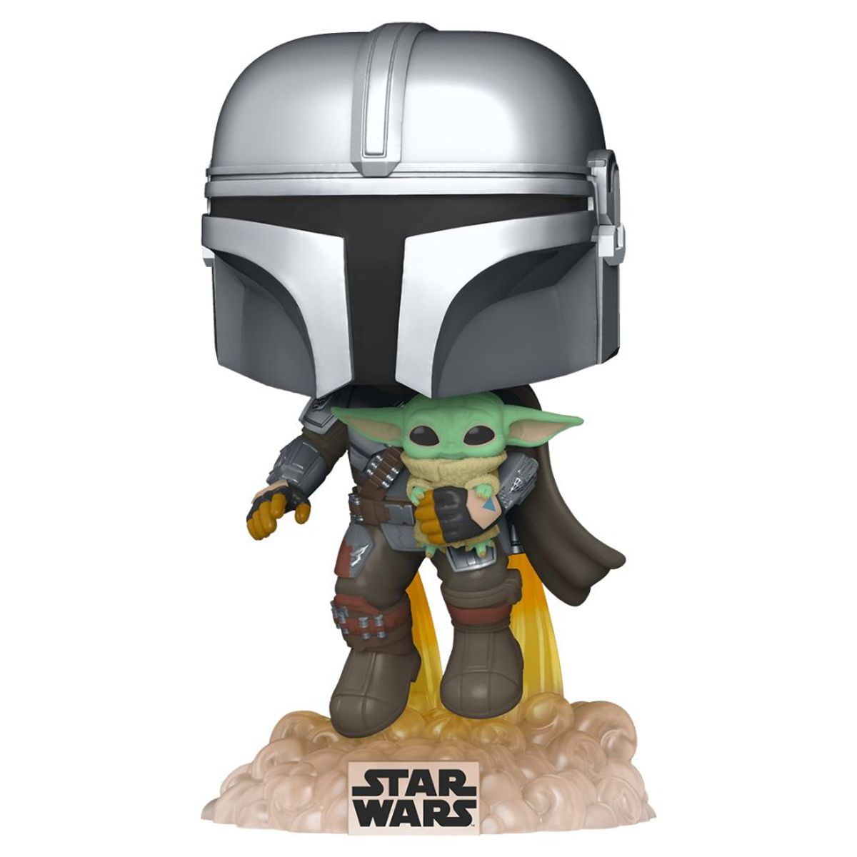 FUNKO - Funko Pop The Mandalorian Flying With The Child Star Wars