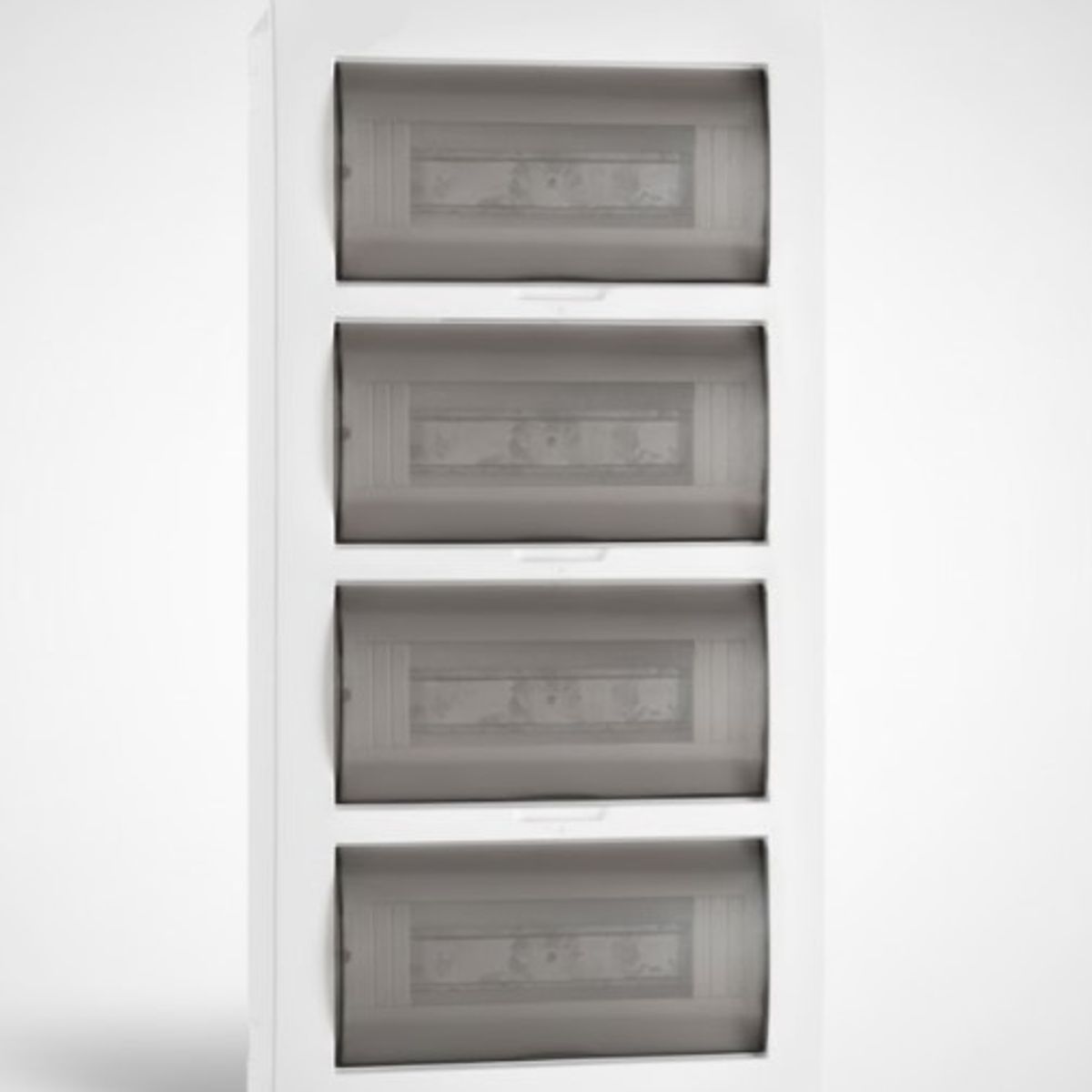 GENERICO - GABINETE EMP DE 2 A 48 POLOS PARA ITM DE RIEL DIN, CON PUERTA-BORNERA