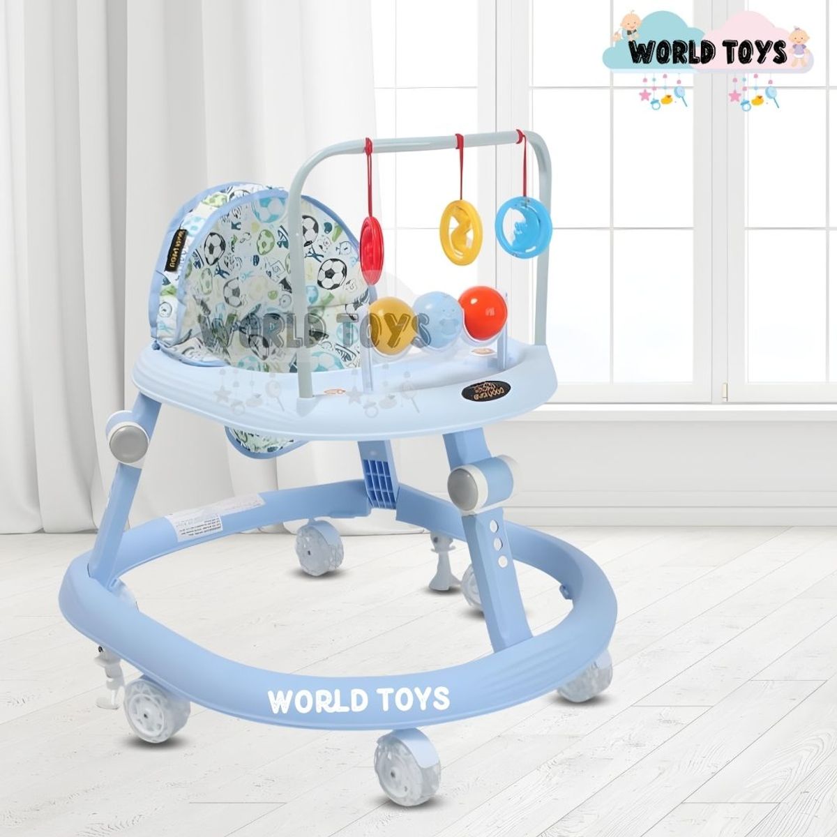 BABY - Andador Plegable «BING BOONG» Edición de Lujo Blue