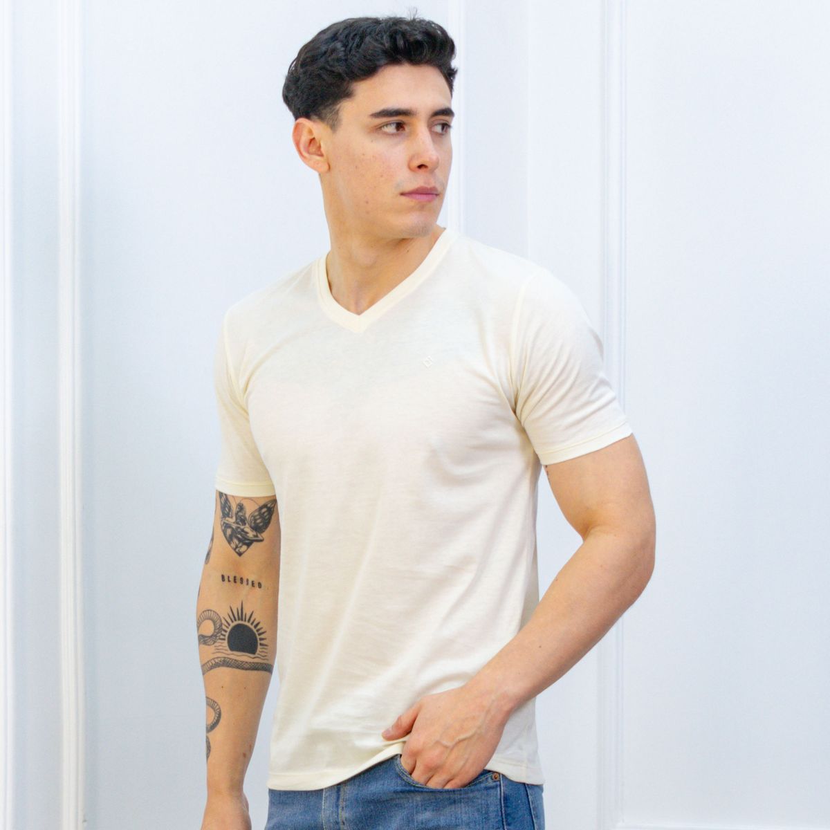 A VANTGARDESTYLE - POLO SLIM FIT CABALLERO MC - JERSEY 100% ALGODON