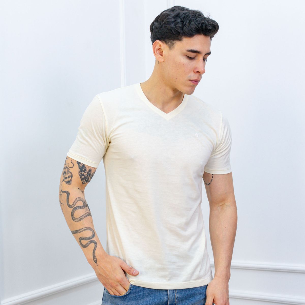 A VANTGARDESTYLE - POLO SLIM FIT CABALLERO MC - JERSEY 100% ALGODON