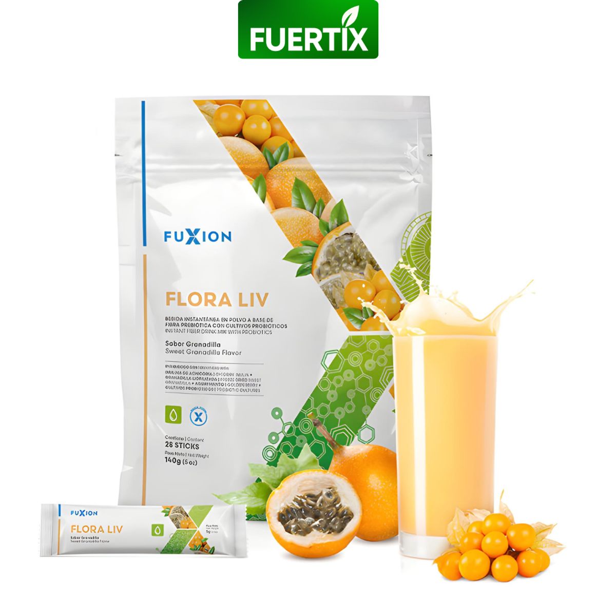 FUXION - FLORA LIV FUXION  PROBIÓTICOS PARA LA DIGESTIÓN Y EL COLON