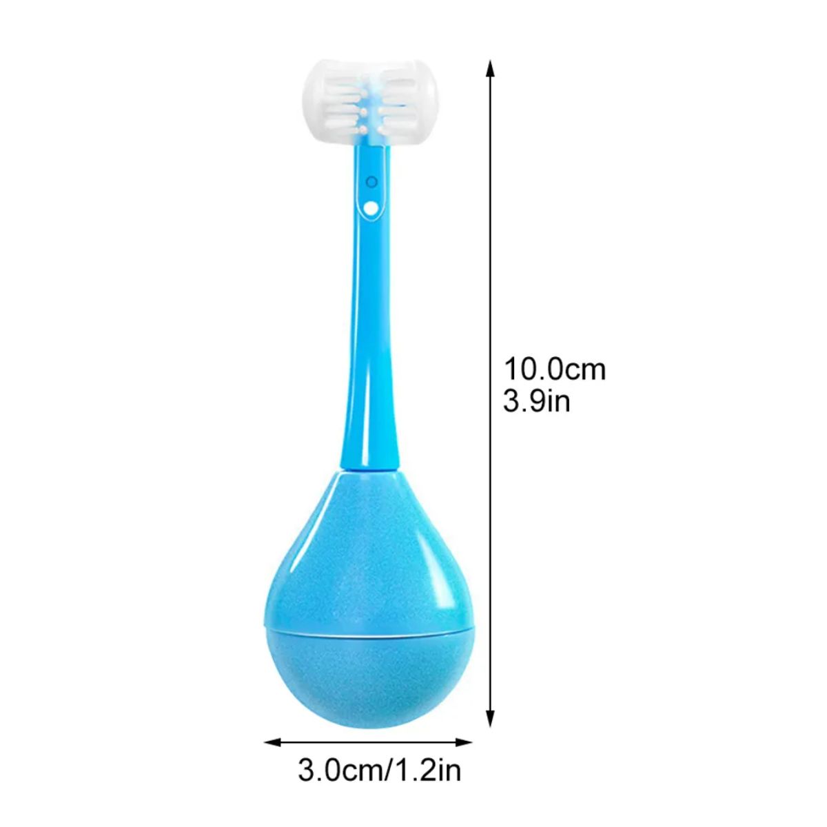 GENERICO - Cepillo de 2 Caras Suaves y con Base para Niños
