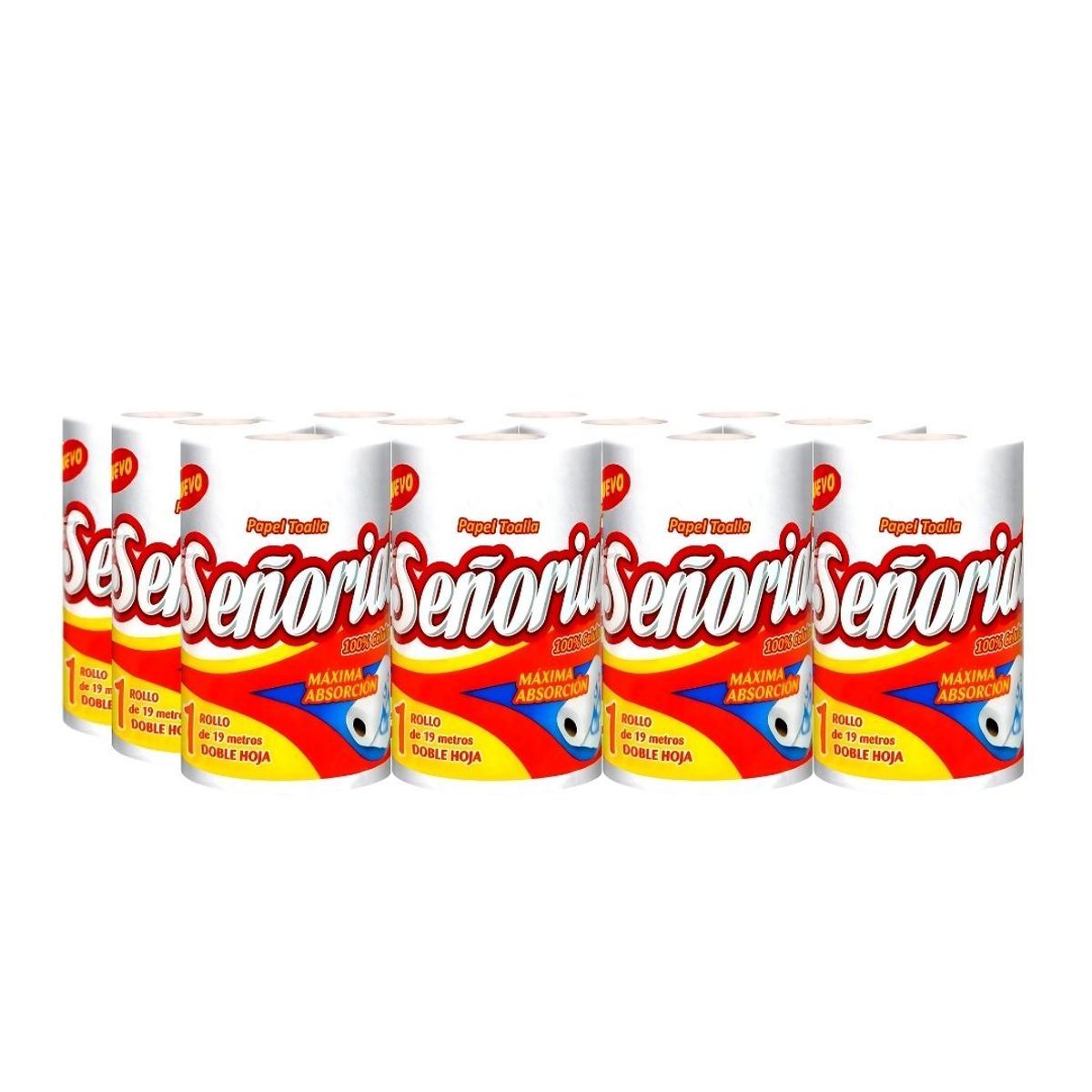 GENERICO - Papel Toalla Señorial Doble Hoja 19 m